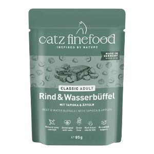 Catz Finefood CLASSIC Adult 85g Rundvlees & Waterbuffel