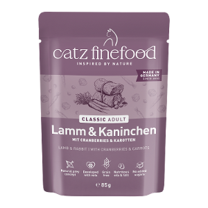 Catz Finefood CLASSIC Adult 85g – Lam & Konijn