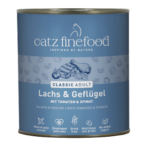 Catz Finefood CLASSIC Adult 800g Zalm & Gevogelte
