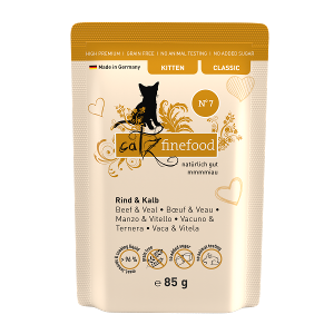 Catz finefood Classic Kitten 85g N°07 Rund & Kalfsvlees