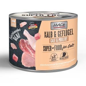 Mac's Cat Fijnproever blik 200g kalb & gevogelte