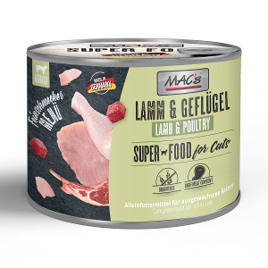 Mac's Cat Fijnproever blik 200g lam & gevogelte