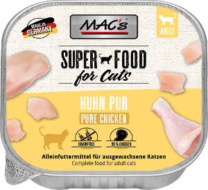 Mac's Kattenvoer Kuipjes 100g kip puur