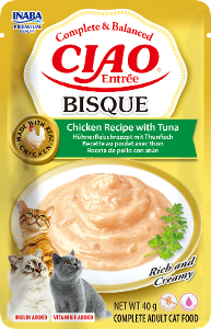 Inaba CIAO Entrée Bisque 40g kip & tonijn