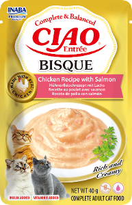 Inaba CIAO Entrée Bisque 40g kip & zalm