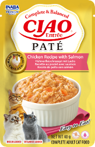 Inaba CIAO Entrée Paté 40g kip & zalm