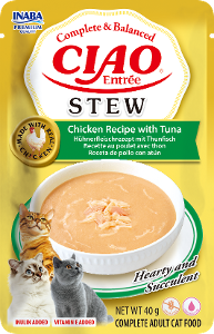 Inaba CIAO Entrée Stew 40g kip & tonijn