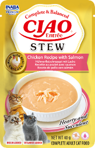 Inaba CIAO Entrée Stew 40g kip & zalm
