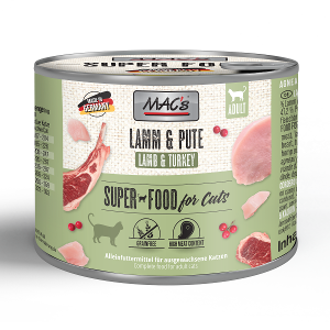 Mac's Katten Natvoer Blikjes 200g lam & kalkoen