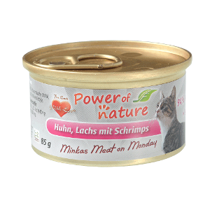 Power of Nature Minkas Meat on Monday 85g kip, zalm & garnalen