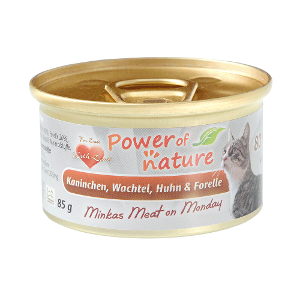 Power of Nature Minkas Meat on Monday 85g Konijn, kwartel, kip en forel