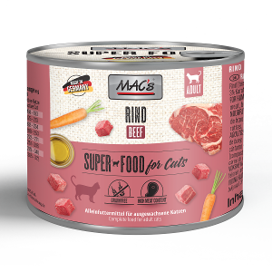 Mac's Katten Natvoer Blikjes 200g rund