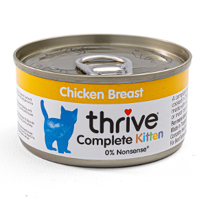 Thrive Complete kitten blikje 75g kippenborst