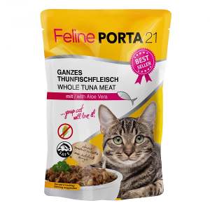 Feline Porta21 Natvoer - Zakje 100g tonijn & aloë vera
