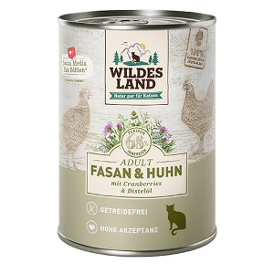 Wildes Land Classic Katten Blikjes 400g kip & fazant