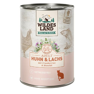 Wildes Land Classic Katten Blikjes 400g kip & zalm