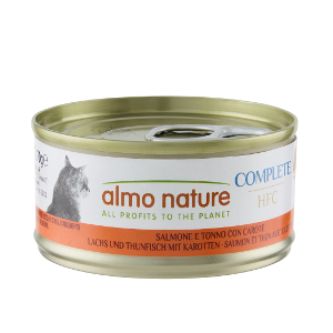 Almo Nature Katten Natvoer HFC Complete 70g zalm, tonijn & wortelen