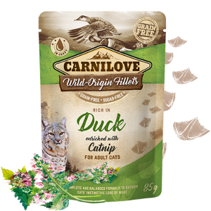 Carnilove katten zakje 85g eend