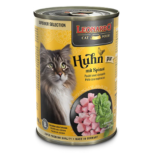 Leonardo Superior Selection natvoer 400g Kip met spinazie