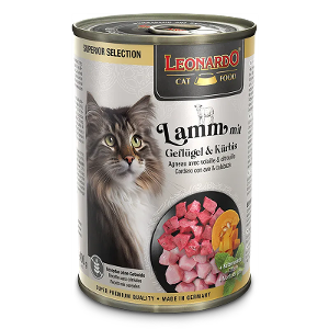 Leonardo Superior Selection natvoer 400g Lamsvlees met gevogelte en pompoen