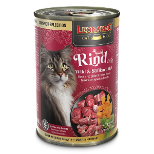 Leonardo Superior Selection natvoer 400g Rundvlees met wild en zoete aardappel