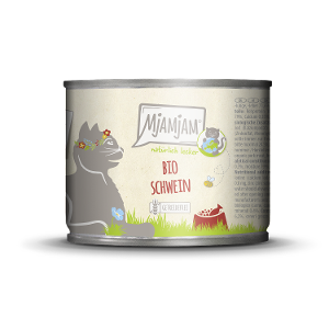 Mjamjam Bio natvoer kat varken 200g