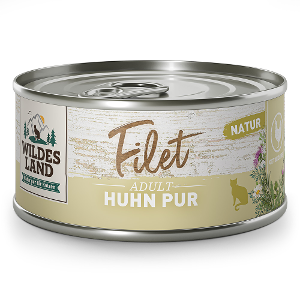 Wildes Land Filet voor katten 80g kip puur