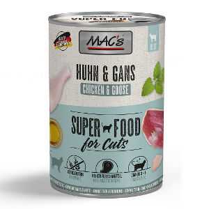 Mac's Katten Natvoer Blikjes 400g kip & gans