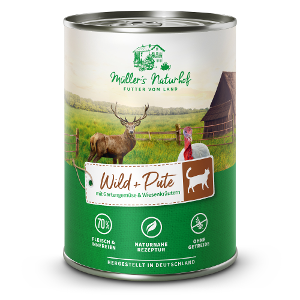 Müller’s Naturhof Katten Natvoer 400g wild en kalkoen