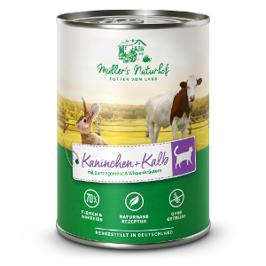 Müller’s Naturhof Katten Natvoer 400g konijn en kalf