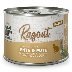 Wildes Land Ragout kat 180g eend & pute