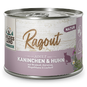Wildes Land Ragout kat 180g konijn & kip