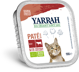 Yarrah Biologisch Kattenvoer Paté 100g rund
