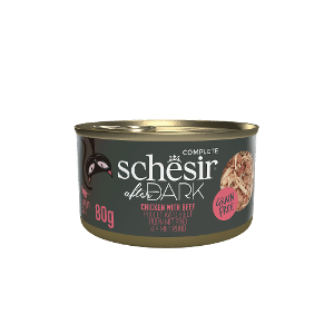 Schesir After Dark in broth 80g kip met rund