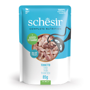 Schesir Complete & Balanced tonijn in jelly 85g