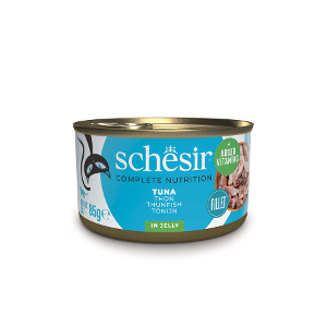 Schesir Complete Nutrition blikvoer kat 85g tonijn in jelly