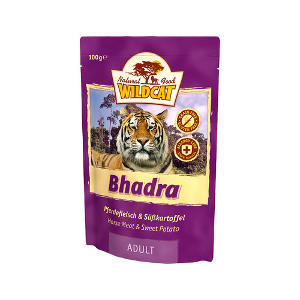 Wildcat Natvoer voor Katten 100g Bhadra (paardenvlees & zoete aardappel)