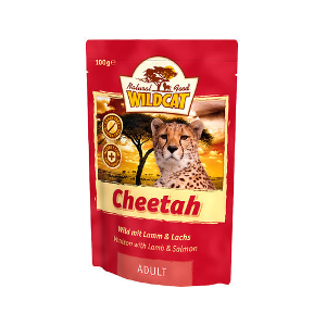 Wildcat Natvoer voor Katten 100g Cheetah (wild, lam & zalm)