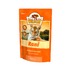 Wildcat Natvoer voor Katten 100g Rani (met gevogelte & aardappelen)