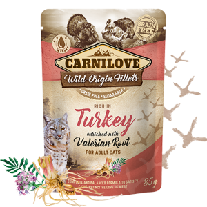 Carnilove katten zakje 85g kalkoen