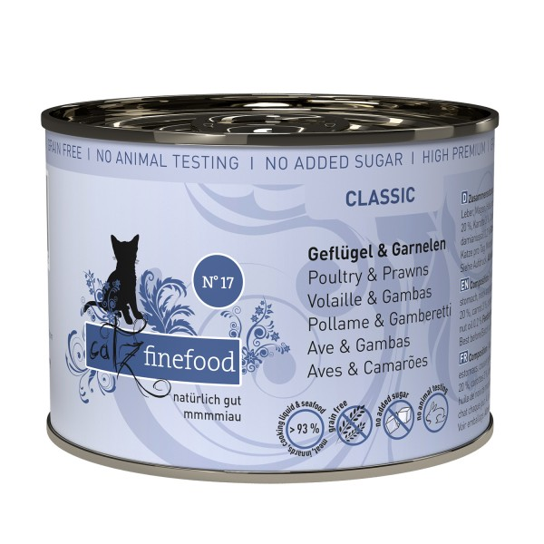 Catz finefood N°17 – Gevogelte & Garnalen Catz finefood N°17 – Gevogelte & Garnalen
