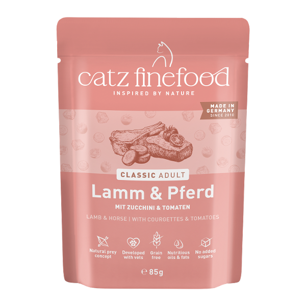 Catz Finefood Classic 85g Lam & Paard Catz Finefood Classic 85g Lam & Paard