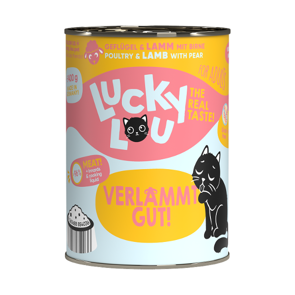 Lucky Lou Lifestage Adult 400g gevogelte en lam Lucky Lou Lifestage Adult 400g gevogelte en lam