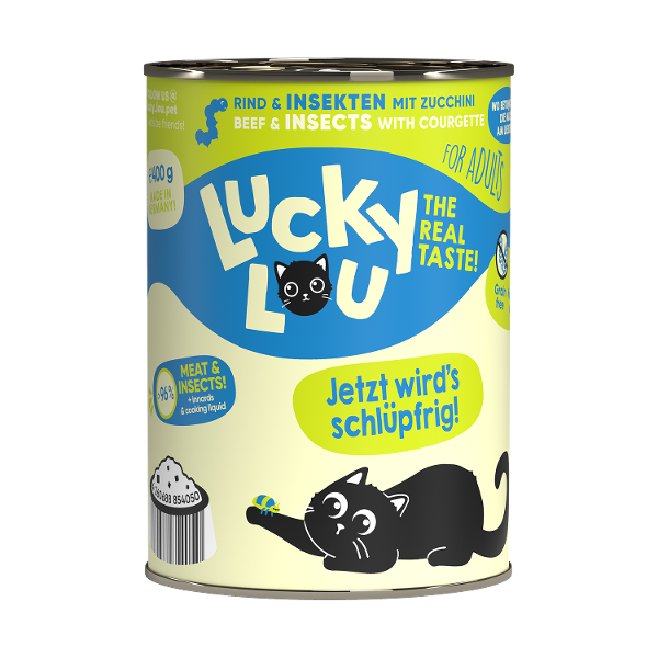 Lucky Lou Lifestage Adult 400g rund en insecten Lucky Lou Lifestage Adult 400g rund en insecten