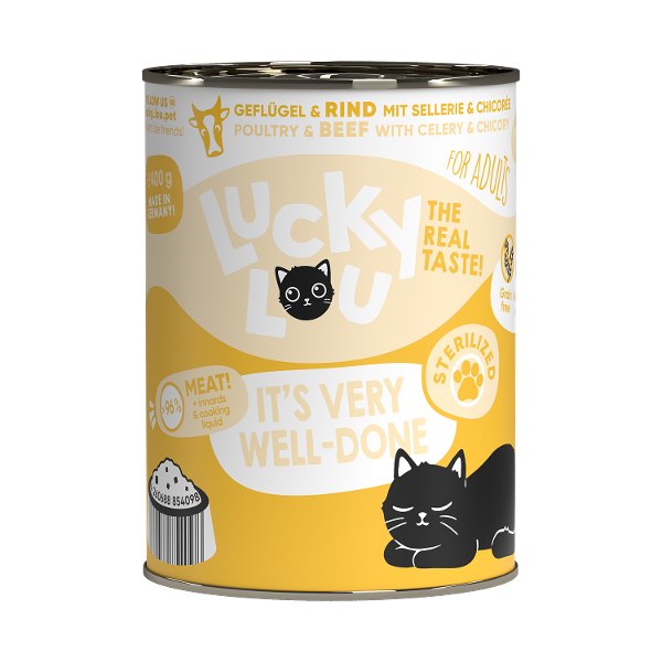 Lucky Lou Lifestage Sterilized 400g rundvlees