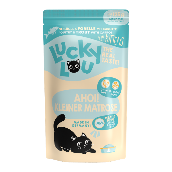 Lucky Lou Lifestage Kitten 125g forel