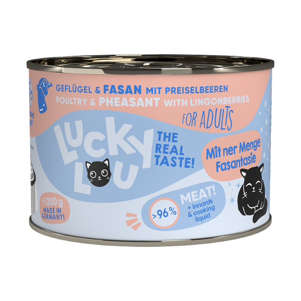 Lucky Lou Lifestage Adult 200g gevogelte en fazant