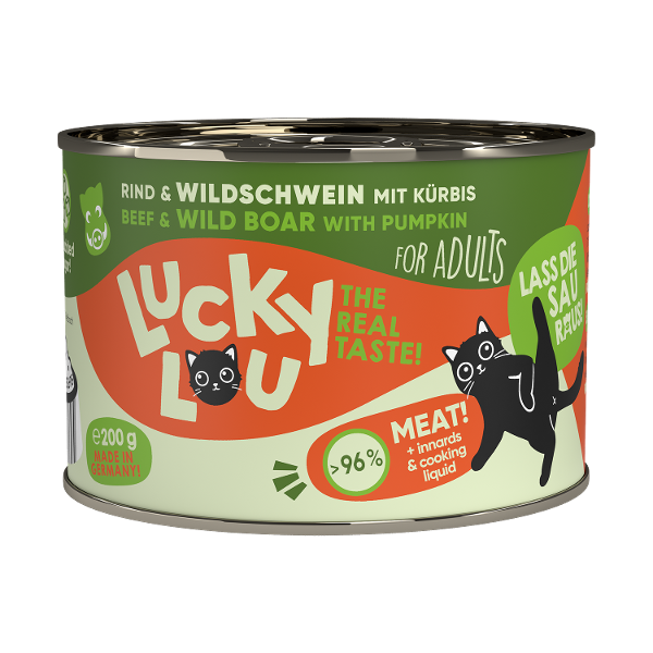Lucky Lou Lifestage Adult 200g rund en zwijn
