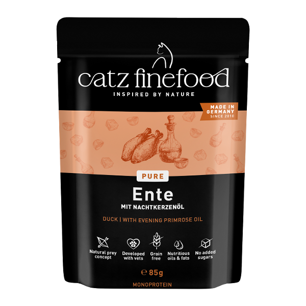 Catz Finefood PURE 80/85g Eend Catz Finefood PURE 80/85g Eend