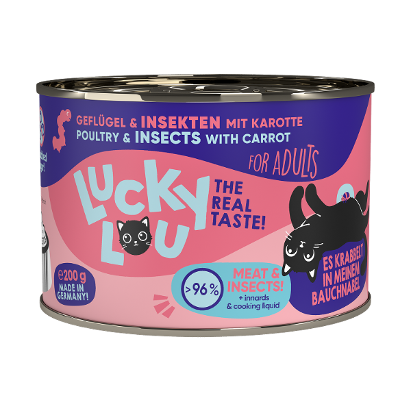 Lucky Lou Lifestage Adult 200g insecten Lucky Lou Lifestage Adult 200g insecten